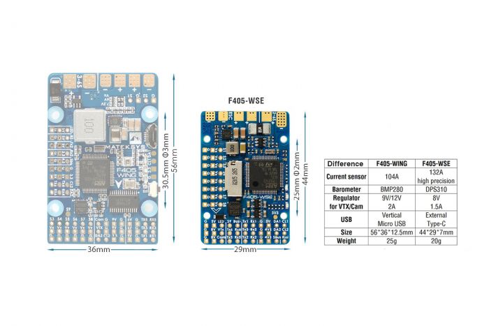 Політний контролер Matek F405 WSE