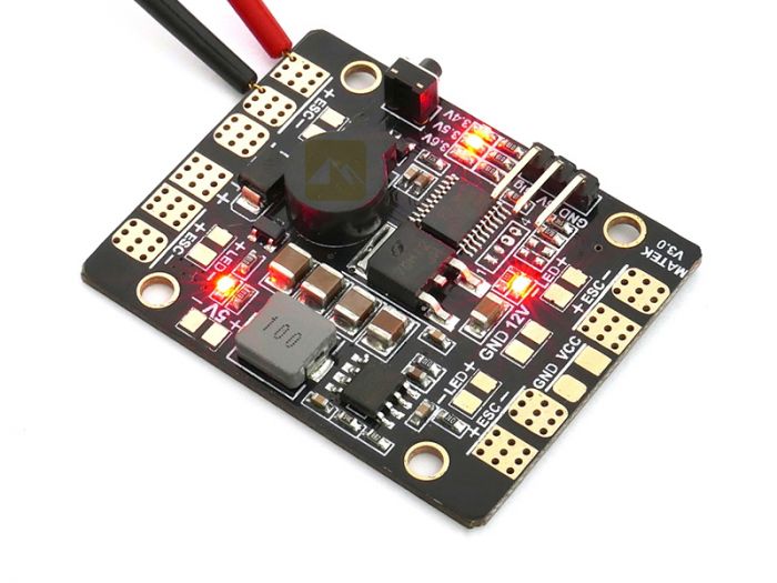 Розподільча плата MATEK V3 з BEC 5V та 12V