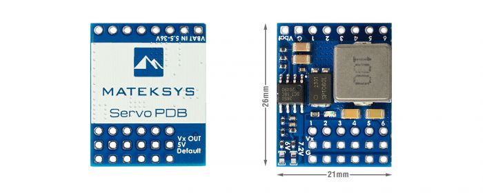 Регулятор живлення Matek BEC 5-8,2В SVPDB-8S для сервоприводів