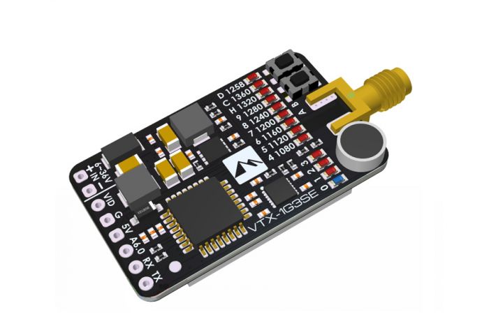 Відео передавач Matek VTX-1G3SE 9CH 1.2-1.3GHz