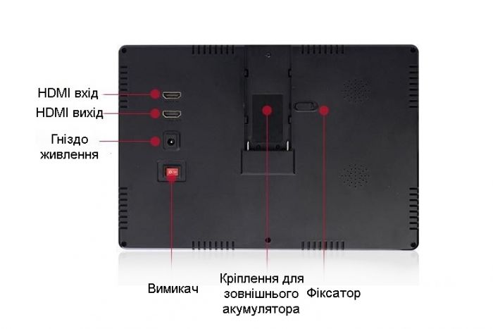 Дисплей FPV MFD 10" 1920x1200 HDMI AV