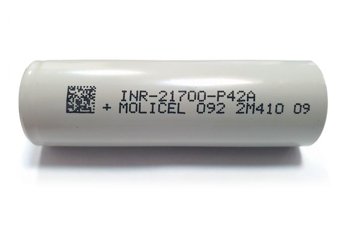 Аккумулятор 21700 Molicel INR21700-P42A Li-Ion 4200мАч 45A