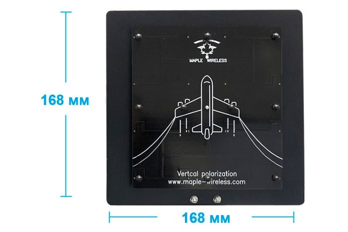 Антена 5.5GHz Maple патч 21dB SMA