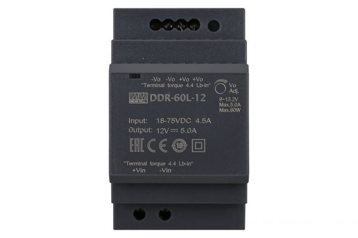 Перетворювач DC-DC Mean Well DDR-60L-12 12В 5А