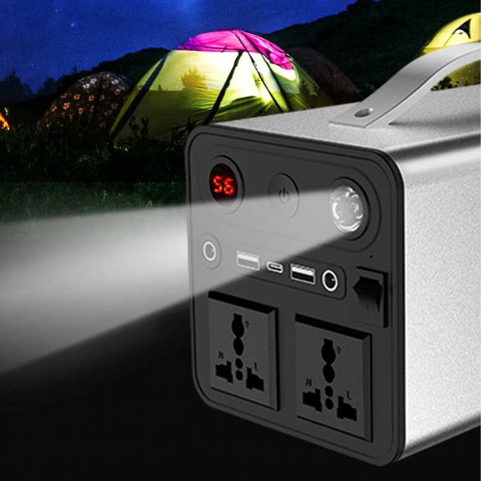 Портативна зарядна станція 300W, 300Wh (80100mAh) для дому, військових