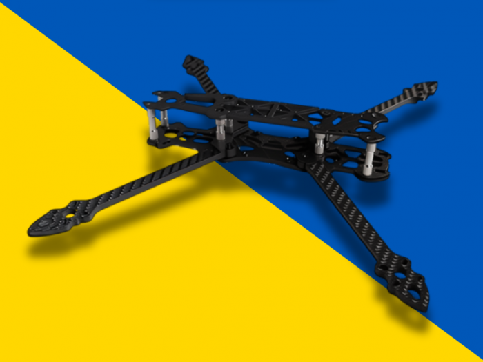 Рама карбонова 7 дюймів Mark4 для FPV дрона