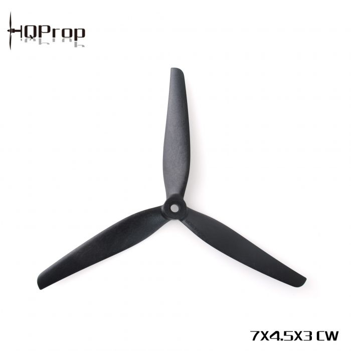 Пропелери HQProp MacroQuad 7X4.5X3 Black (2CW+2CCW) Glass Fiber Nylon (9331632036183) 4 шт.