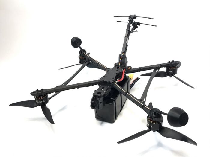 FPV дрон перехоплювач розвідувальних крил URS FQ-10KN цифрове відео DJI O4 Air Unit Pro
