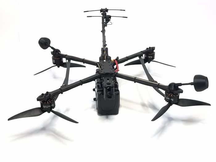 FPV дрон перехоплювач розвідувальних крил URS FQ-10KN цифрове відео DJI O4 Air Unit Pro