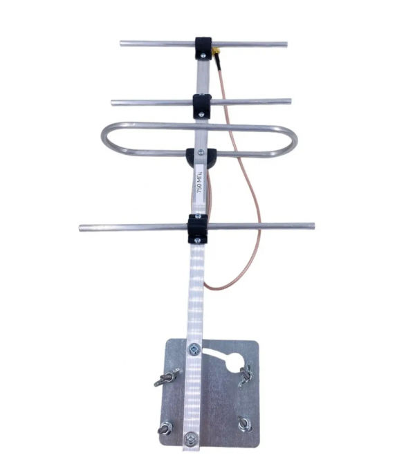 Направлена антена mini Yagi на 750 МГц з підсиленням 8.6dBi, 4 секції SMA