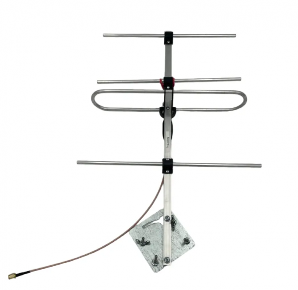Направлена антена mini Yagi 730 МГц з підсиленням 8.6dBi, 4 секції SMA