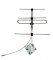 Направлена антена mini Yagi 500 МГц з підсиленням 8.6dBi SMA