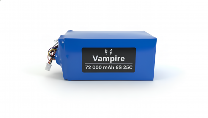 Акумулятор Vampire 72 000 mAh 6S 25C Акумулятор Vampire 72 000 mAh 6S 25C