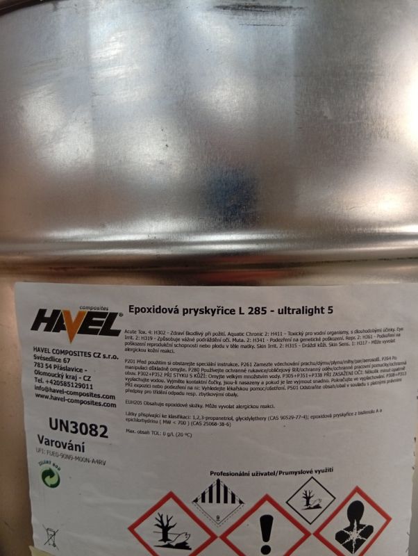 Смола епоксидна ультралегка L285
