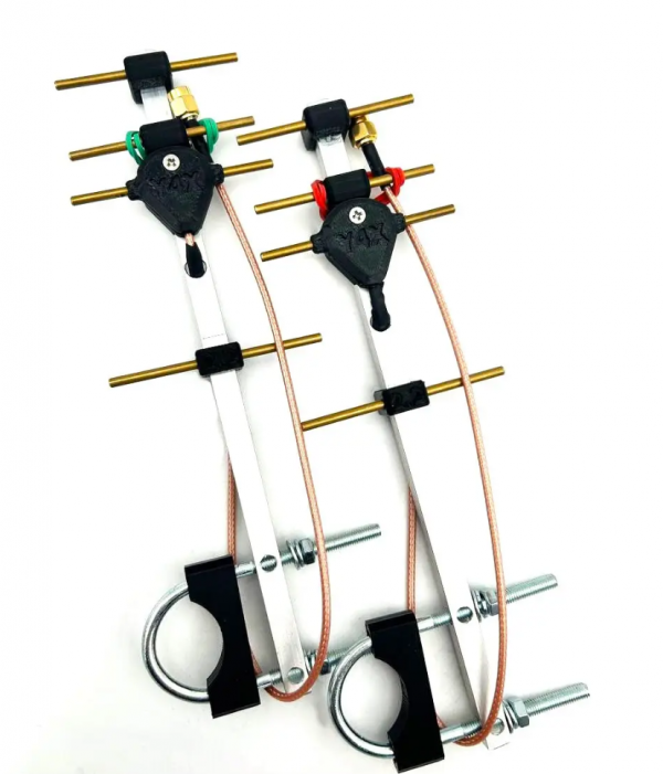 Направлена антена Yagi Y4X на 2.7 ГГц з підсиленням 8.6dBi, 4 секції SMA