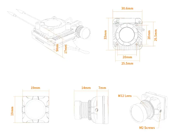 Цифровий передавач RunCam WiFiLink2 на базі OpenIPC з камерою 1080P (FOV 160°)
