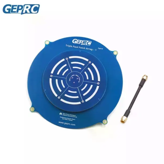 Антена GEPRC Patch Array Triple Feed 5,8 ГГц 14.4 dBi Патч-антена 150мм спрямована кругової поляризації SMA