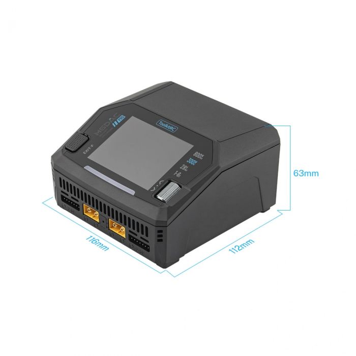 Зарядний пристрій ToolkitRC M6DAC Pro (AC 300W / DC 400W x2)