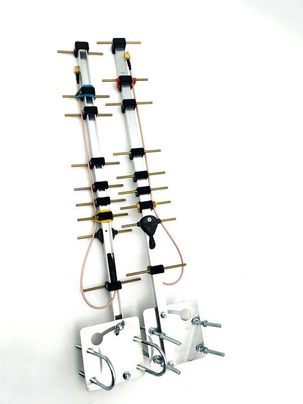 Направлена антена Yagi Y9X на  2.4 ГГц з підсиленням 13.4dBi, 9 секцій RP-SMA