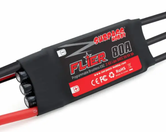 Регулятор швидкості SURPASS-HOBBY FLIER 80А ESC 2-6S
