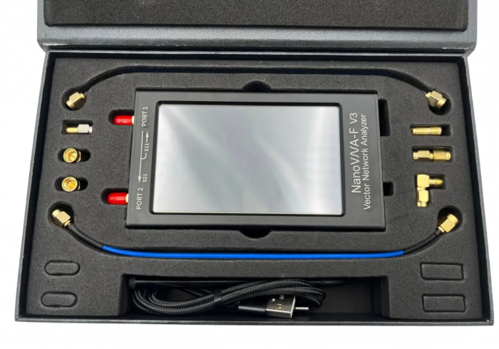 Векторний аналізатор мереж Nano-VNA-F V3 (1 МГц – 6 ГГц, 4.3")