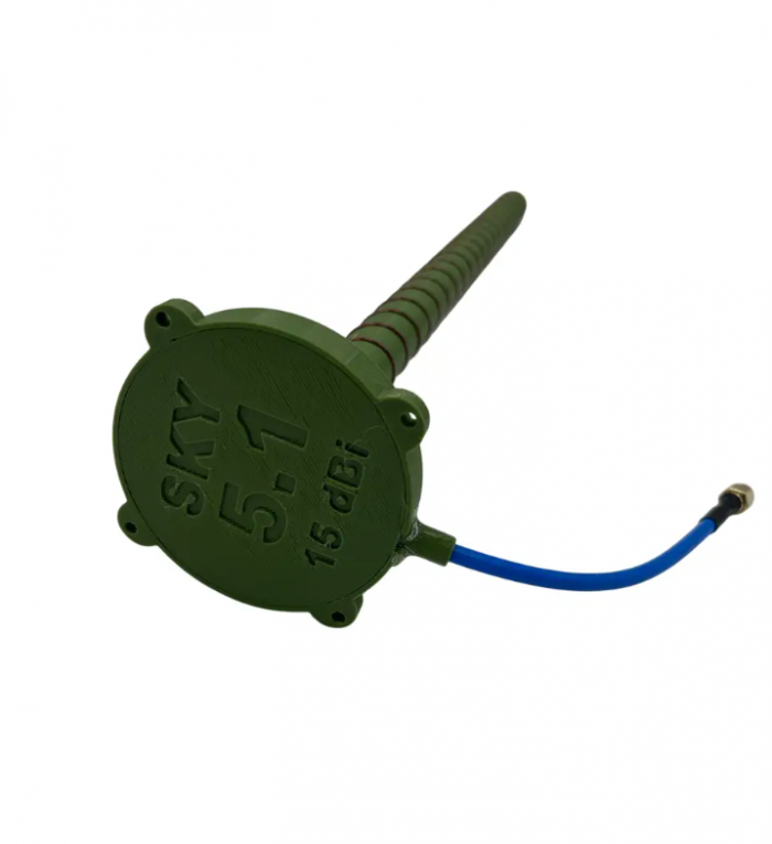 Антена HELICAL 5.1 ГГц 15dBi RHCP, 24 виткова, відкритого типу SMA