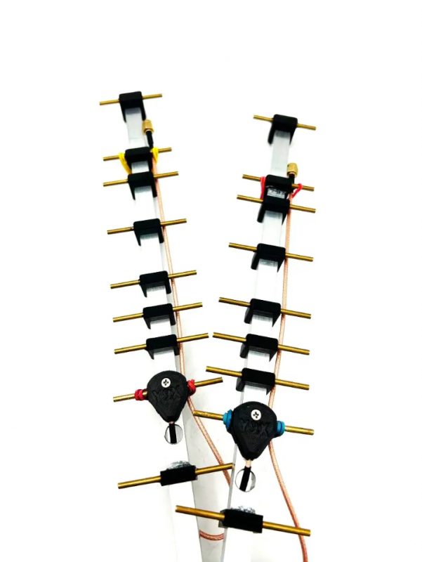 Направлена антена Yagi Y9X на  2.2 ГГц з підсиленням 13.4dBi, 9 секцій RP-SMA