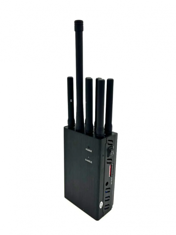 Потужна переносна глушилка GSM/DCS/WiFi/3G/4G/GPS/LOJACK, 8 антен