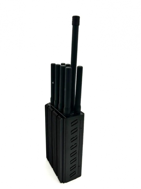 Потужна переносна глушилка GSM/DCS/WiFi/3G/4G/GPS/LOJACK, 8 антен
