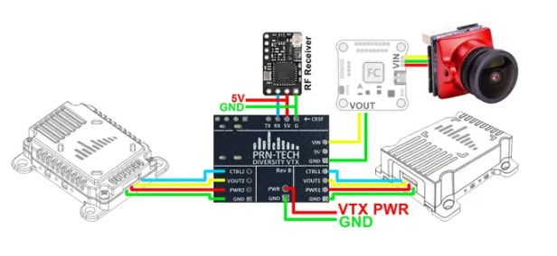 Адаптер Diversity VTX для FPV
