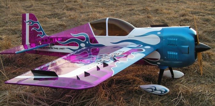 Літак радіокерований Precision Aerobatics Addiction XL 1500мм KIT (фіолетовий)