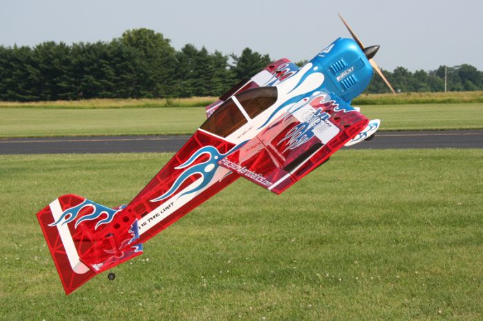 Літак радіокерований Precision Aerobatics Addiction XL 1500мм KIT (червоний)