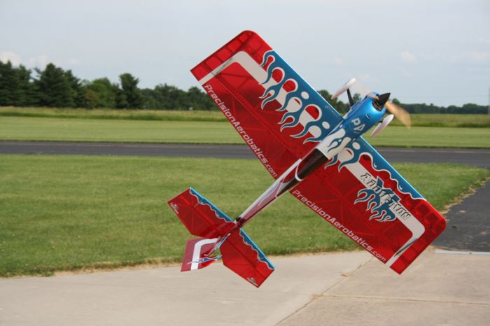 Літак радіокерований Precision Aerobatics Addiction XL 1500мм KIT (червоний)