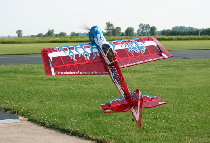 Літак радіокерований Precision Aerobatics Addiction XL 1500мм KIT (червоний)