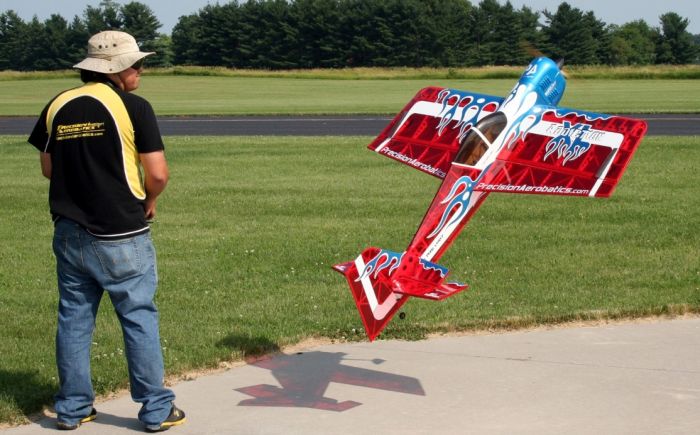 Літак радіокерований Precision Aerobatics Addiction XL 1500мм KIT (червоний)