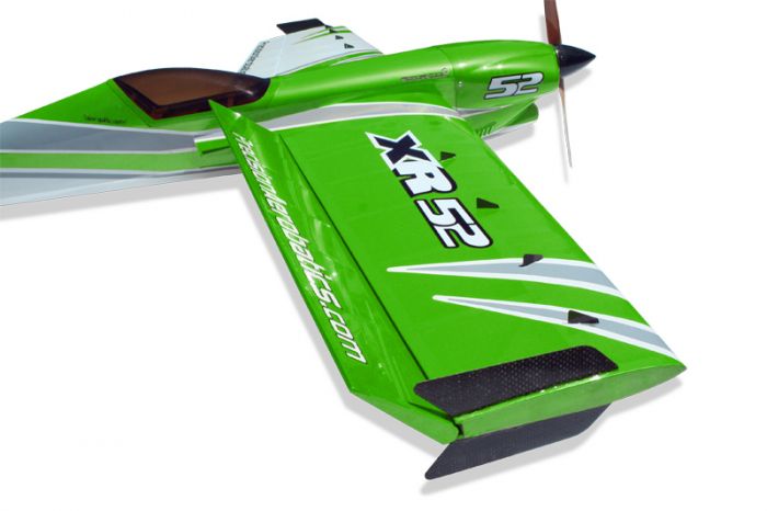 Літак радіокерований Precision Aerobatics XR-52 1321мм KIT (зелений)
