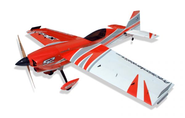 Літак радіокерований Precision Aerobatics XR-52 1321мм KIT (червоний)