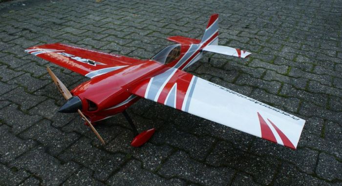 Літак радіокерований Precision Aerobatics XR-52 1321мм KIT (червоний)