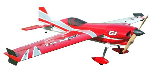 Літак радіокерований Precision Aerobatics XR-61 1550мм KIT (червоний)