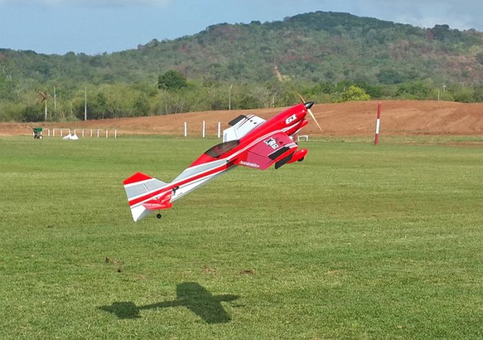 Літак радіокерований Precision Aerobatics XR-61 1550мм KIT (червоний)