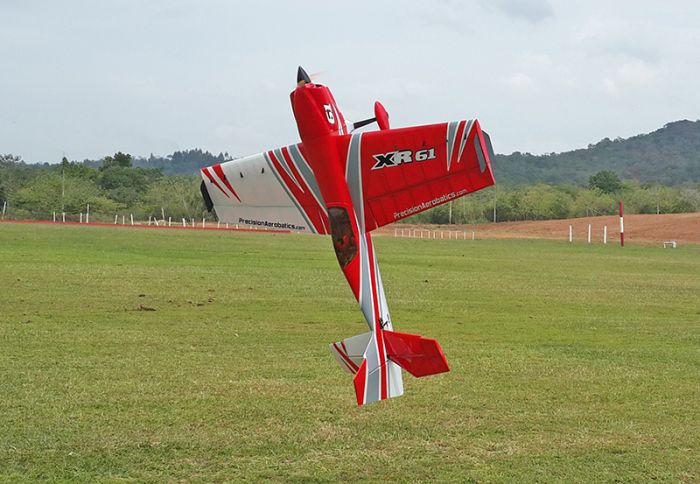 Літак радіокерований Precision Aerobatics XR-61 1550мм KIT (червоний)