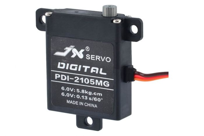 Сервопривід міні 21г JX-Servo PDI-2105MG 5.8кг/0.13с/6.0В