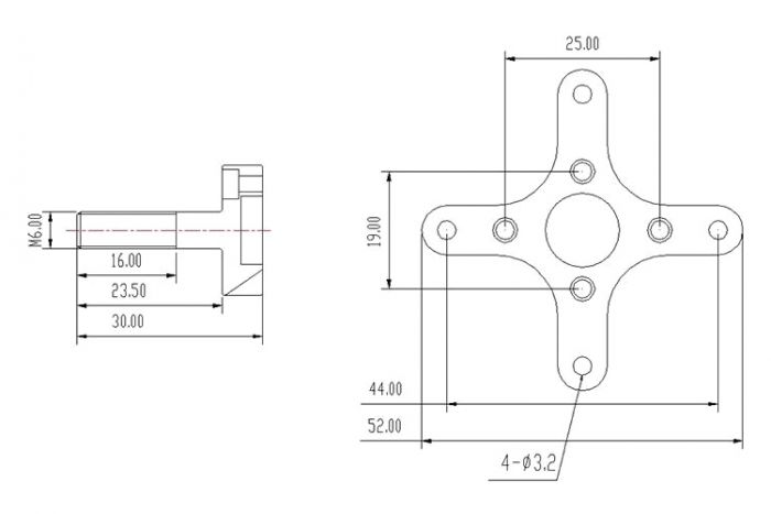 Двигун QX Motor QAA2814 600KV для авіамоделей та мультикоптерів