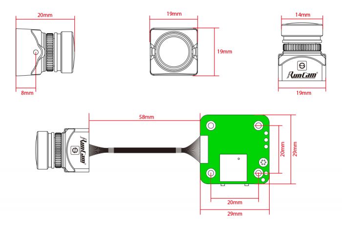 Камера FPV RunCam Split 3 Micro із вбудованим DVR