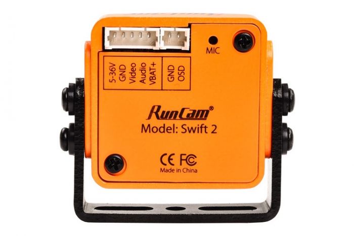 Камера FPV RunCam Swift 2 CCD 1/3" MIC 4:3 (2.3мм оранжевий)