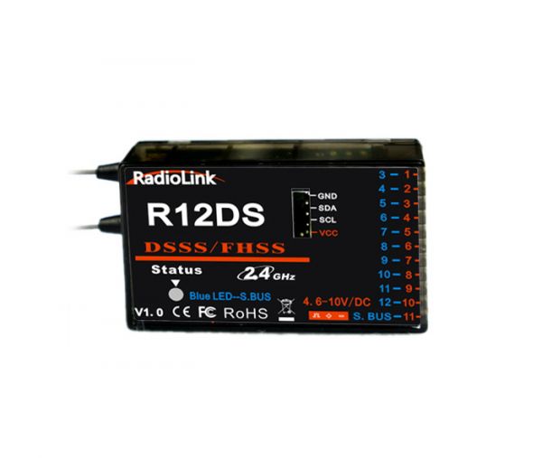 Приймач 11к Radiolink R12DS SBUS для авіамоделей Приймач 11к Radiolink R12DS SBUS для авіамоделей