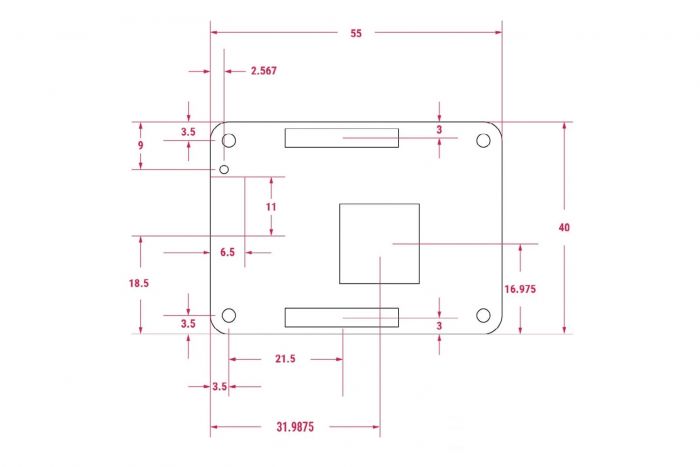 Обчислювальний модуль Raspberry PI CM5 4Gb 16Gb без Wi-Fi
