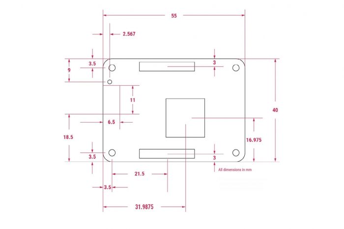 Обчислювальний модуль Raspberry PI CM5 8Gb 64Gb з Wi-Fi