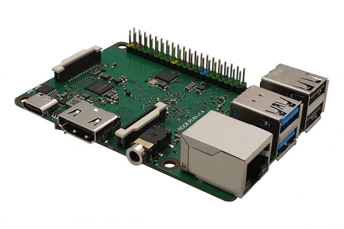 Мікрокомп'ютер ROCK PI 4 Model A+ 4GB DDR4 32GB eMMC (без WLAN/BT)
