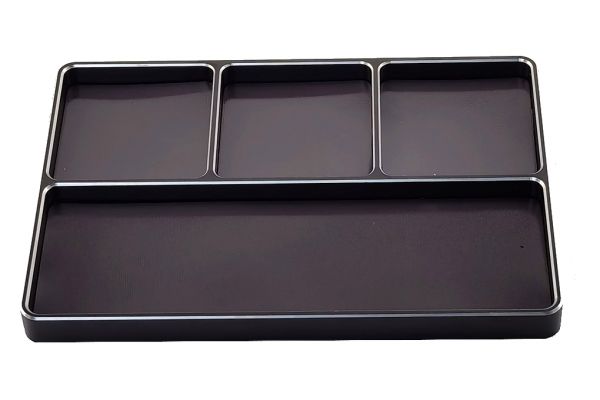 Лоток для металовиробів RCTurn 128х89мм магнітний (чорний)